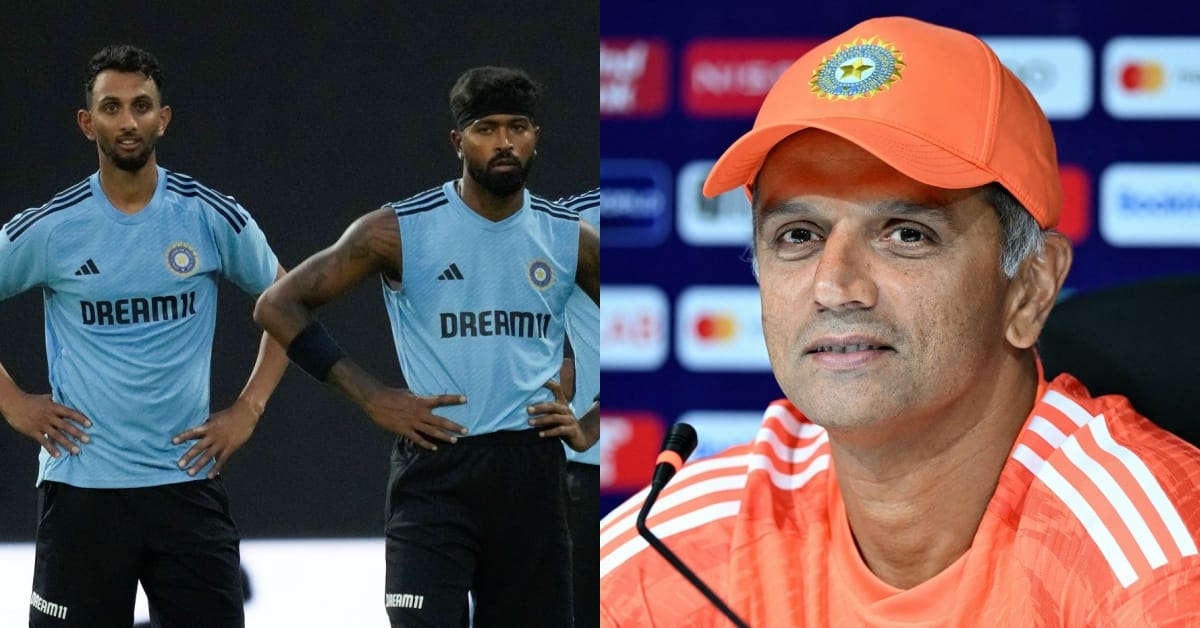 Rahul Dravid explains why Prasidh Krishna replaced Hardik Pandya in India squad for ICC Cricket World Cup 2023