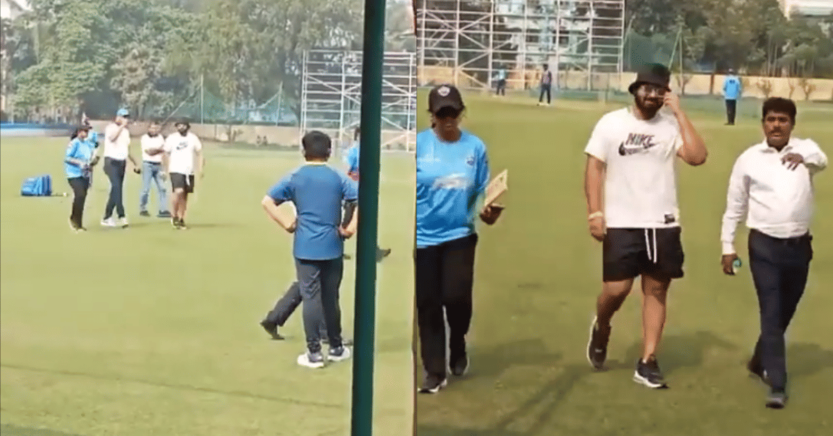 Watch: Rishabh Pant attends Delhi Capitals’ training camp ahead of IPL 2024