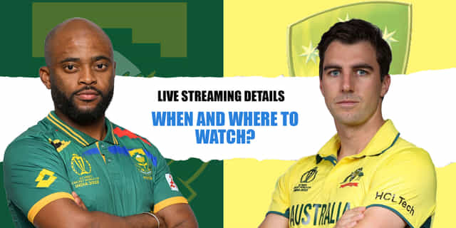 SA vs AUS: Live streaming details, when and where to watch ICC Cricket World Cup 2023 Semi-final 2