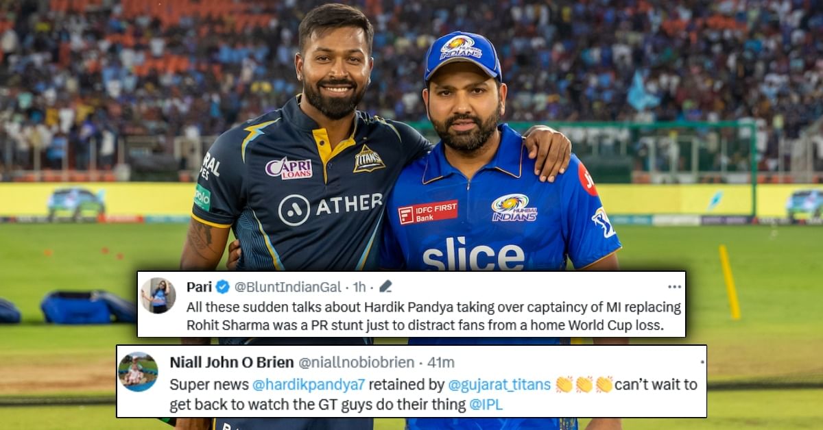 Twitter reacts as Gujarat Titans retain Hardik Pandya ahead of IPL 2024 auction