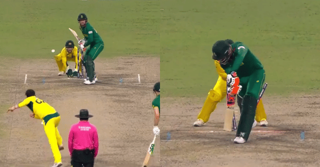 Watch: Travis Head clean bowls Heinrich Klaasen in semi-final 2 of CWC 2023