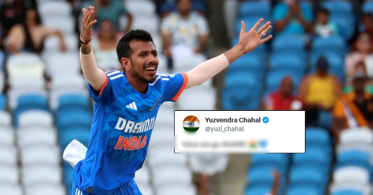 Yuzvendra Chahal reacts after getting India recall for ODI series against South Africa