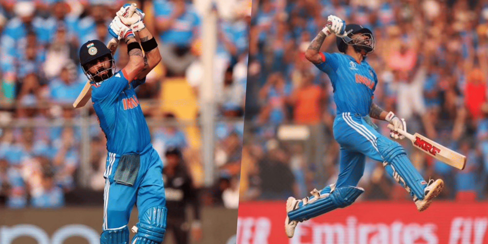 Virat Kohli ने वनडे क्रिकेट में लगाया शतकों का 'अर्धशतक', सचिन तेंदुलकर के सामने तोड़ डाला उनका महारिकॉर्ड