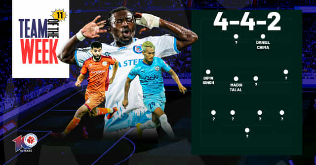 ISL 2023-24: Gameweek 11 Team of the Week