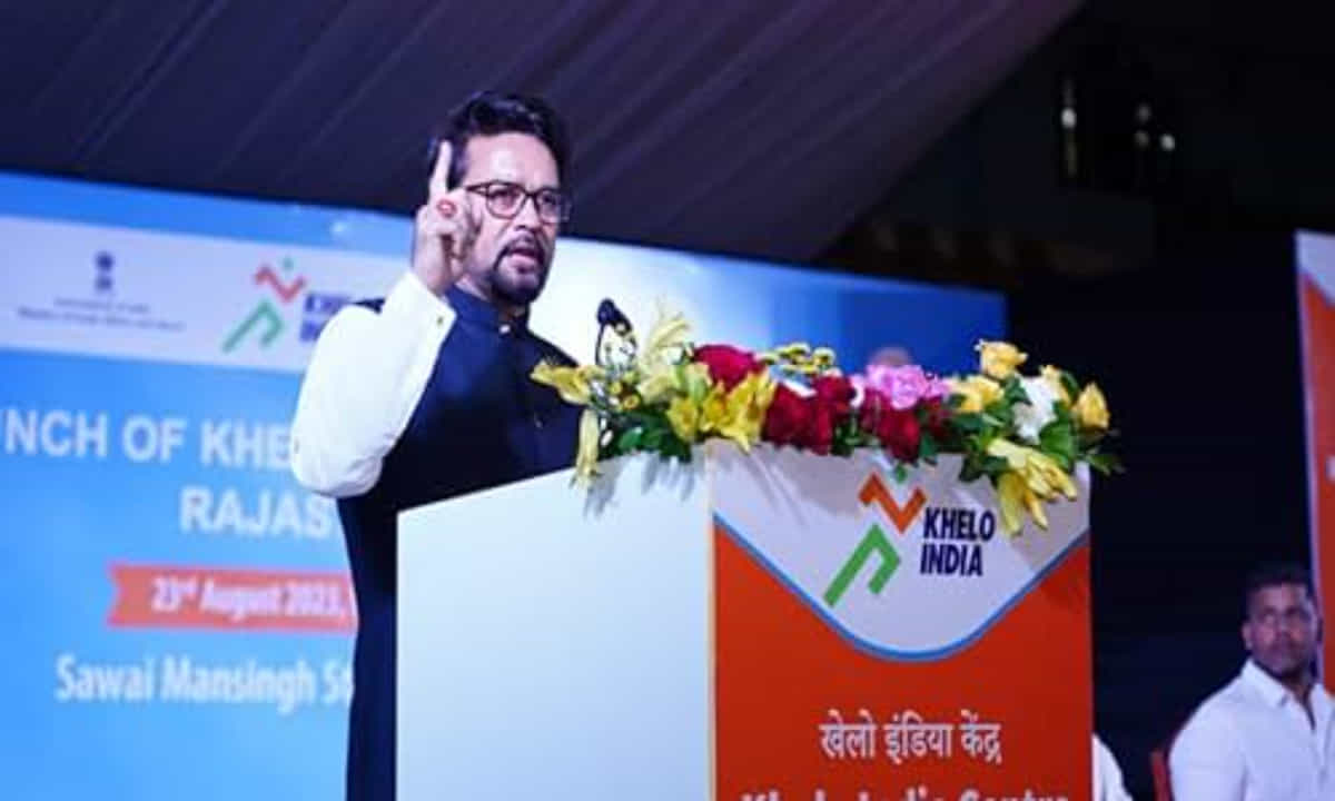 Anurag Thakur to be chief guest for launch of Khelo India Youth Games Tamil Nadu 2024