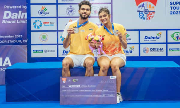 Odisha Masters 2023: Tanisha Crasto-Dhruv Kapila clinch mixed doubles title, Satish Kumar becomes men's singles champion