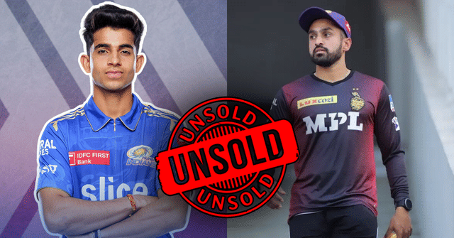 Five Indian players who unexpectedly remained unsold in the IPL 2024 auction