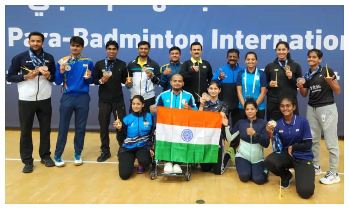 Dubai Para Badminton International 2023: Manasi-Thulasimathi wins doubles gold, India return with 14 medals