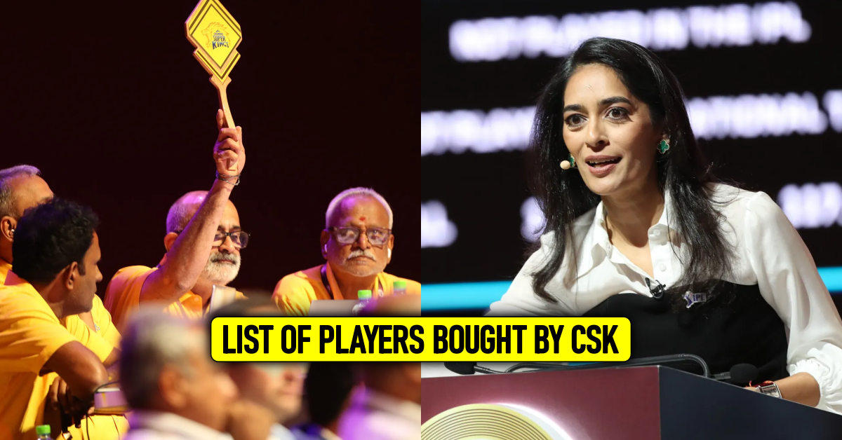 IPL 2024 Auction: Full List Of Players Bought By Chennai Super Kings (CSK)