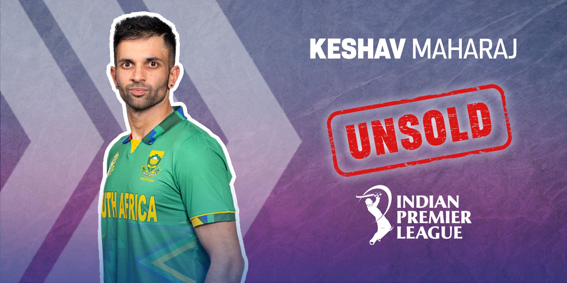 IPL 2024 auction South African spinner Keshav Maharaj unsold despite