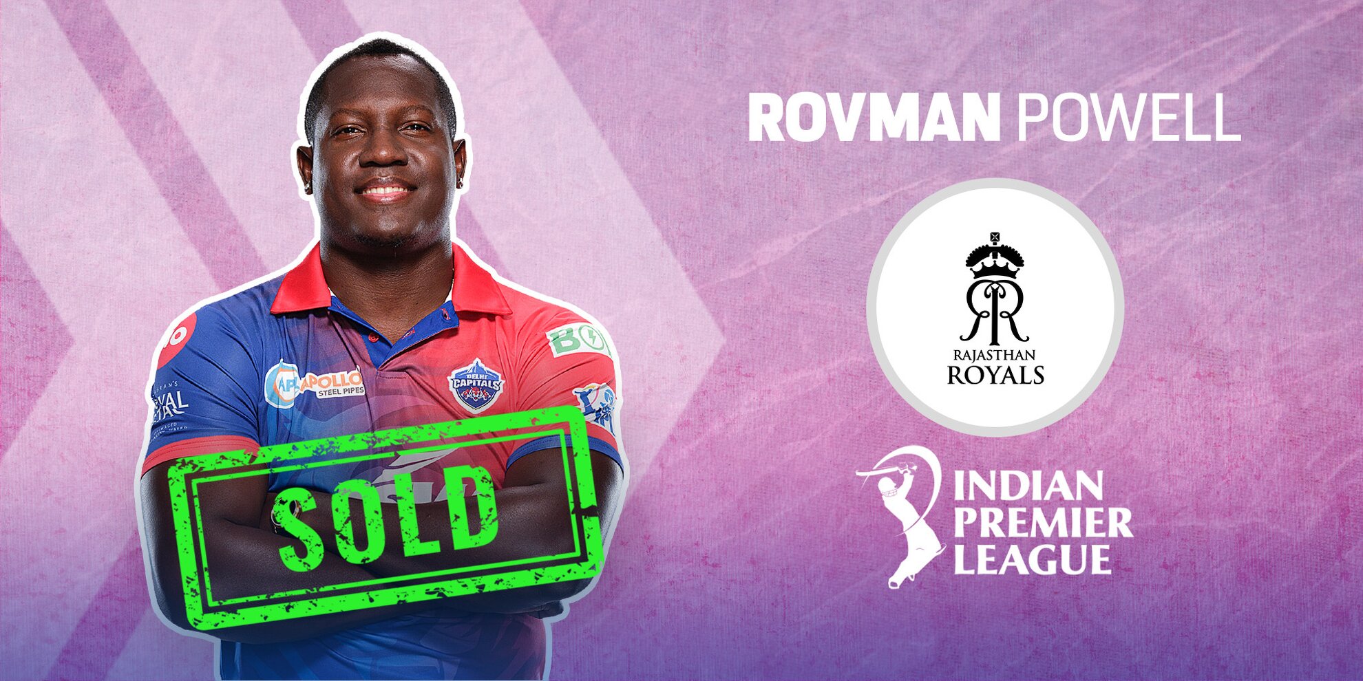 IPL 2024 auction Rovman Powell first player to get sold, goes to RR