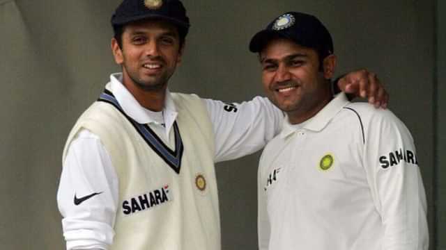 Rahul Dravid's son and Virender Sehwag's son both clash against each other in India's domestic tournament