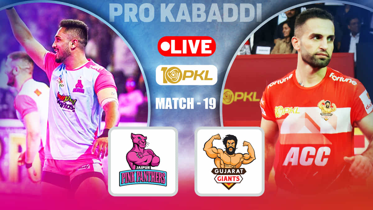 PKL 10 Day 10 Live Updates: Jaipur Pink Panthers vs Gujarat Giants | Bengaluru Bulls vs UP Yoddhas