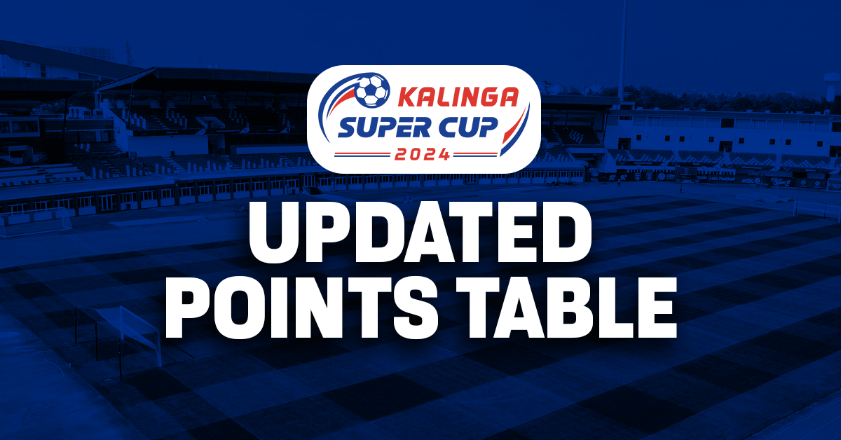 Kalinga Super Cup 2024 Updated points table after 12th match, Kerala