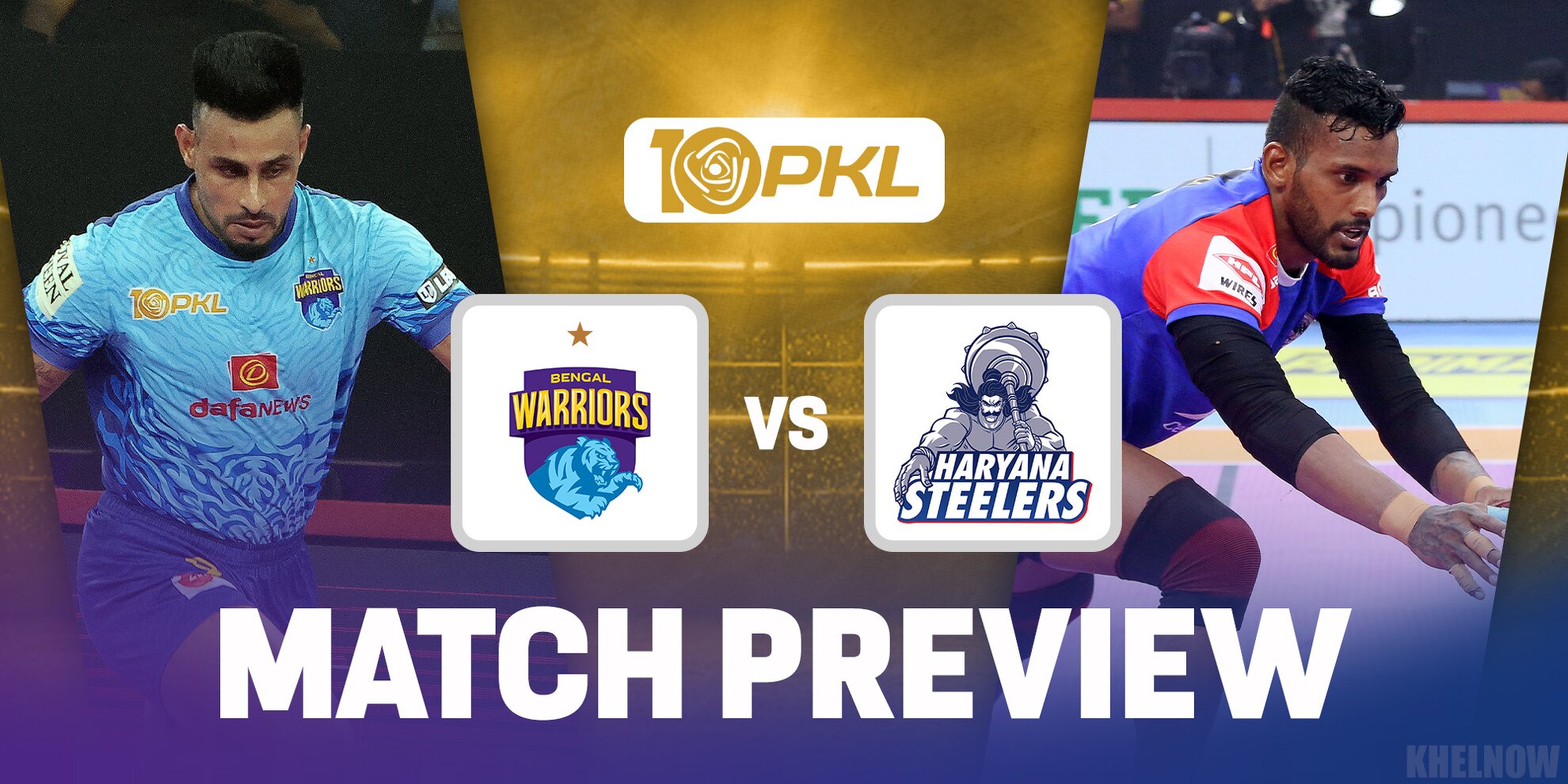 PKL 10 Bengal Warriors vs Haryana Steelers Predicted 7, team news