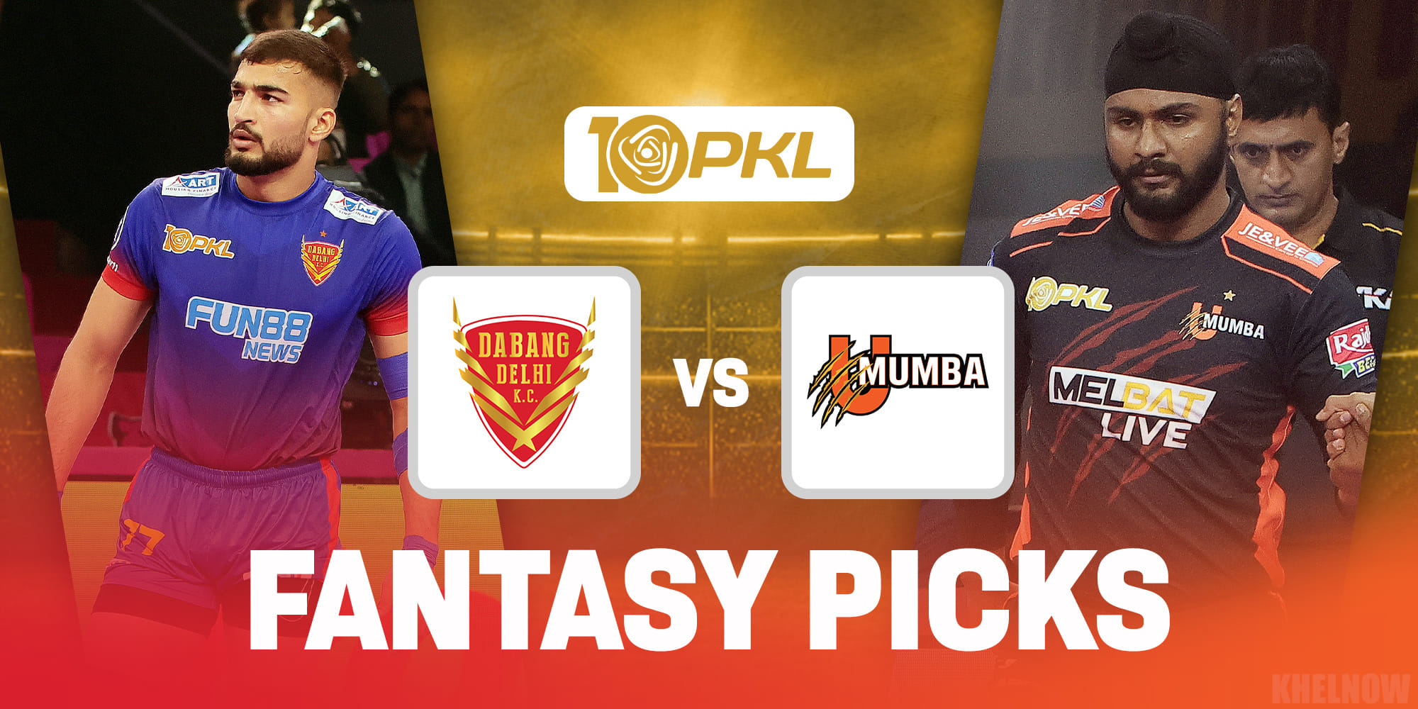 DEL vs MUM Dream11 Prediction, कप्तान किसे चुनें, स्टार्टिंग 7, मैच 80, पीकेएल 10