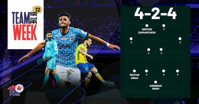 Diamantakos, Seriton star in ISL 2023-24 Team of GW 12