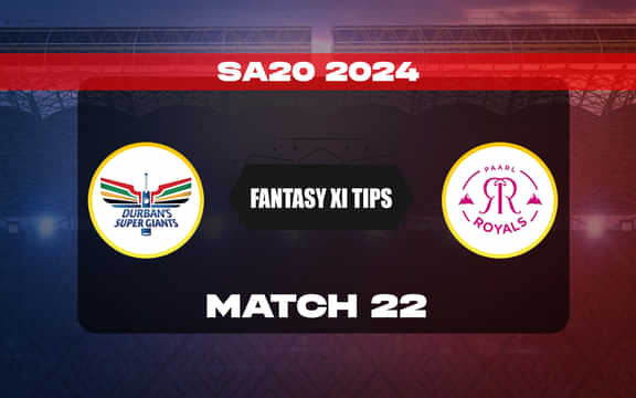 DSG vs PR Dream11 Prediction, Dream11 Playing XI, Today Match 22, SA20 T20 League 2024