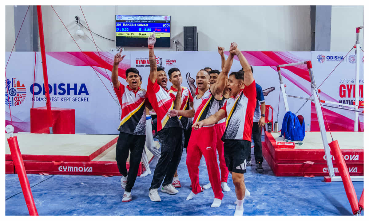 Senior Artistic Gymnastics National Championship: Railways bag top spot in men's team event