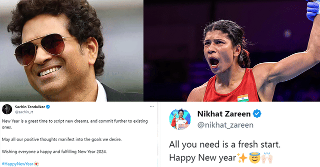 Indian sports fraternity extend New Year 2024 wishes to fans