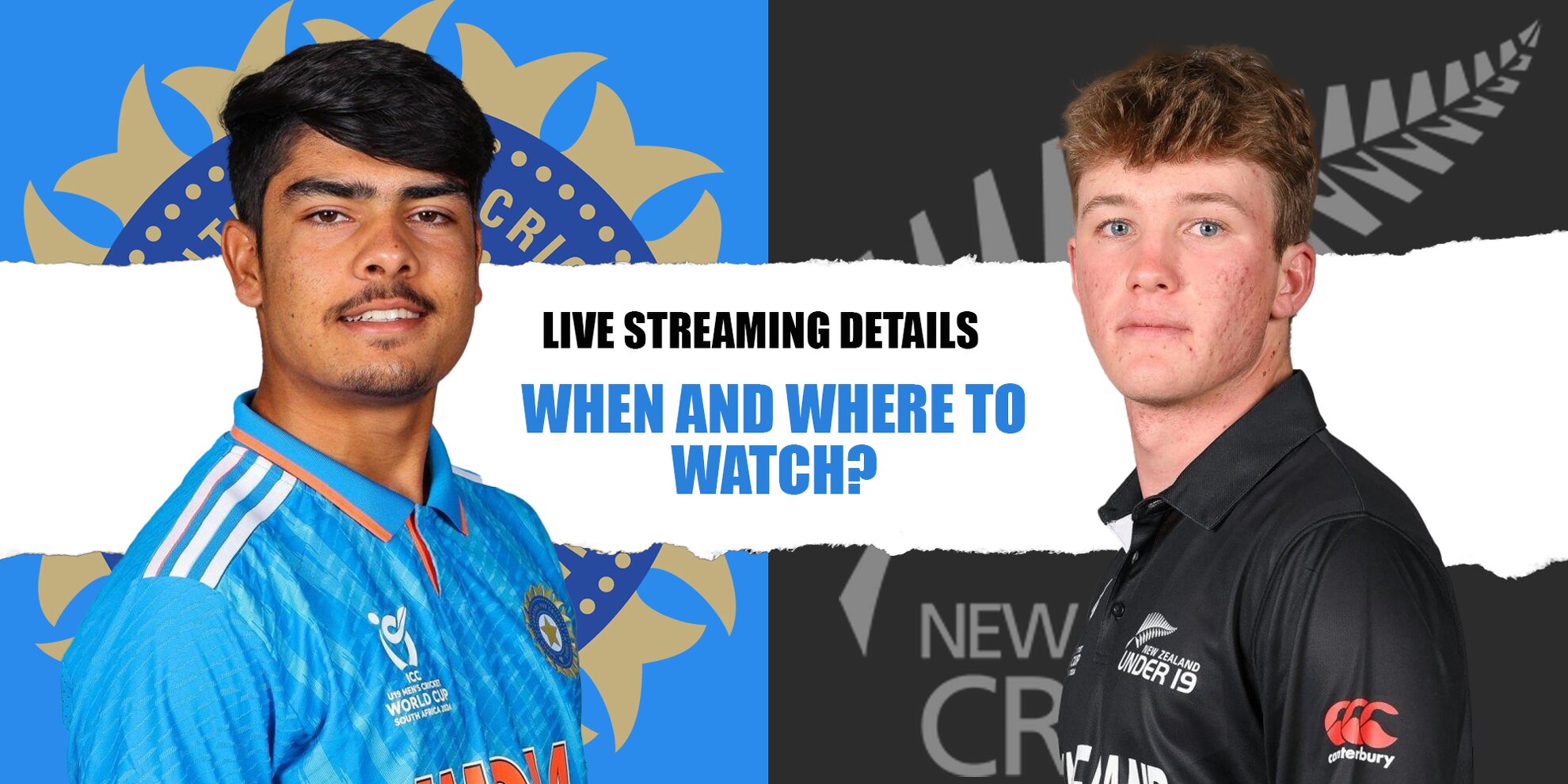 IND U19 vs NZ U19 Live streaming details, when and where to watch