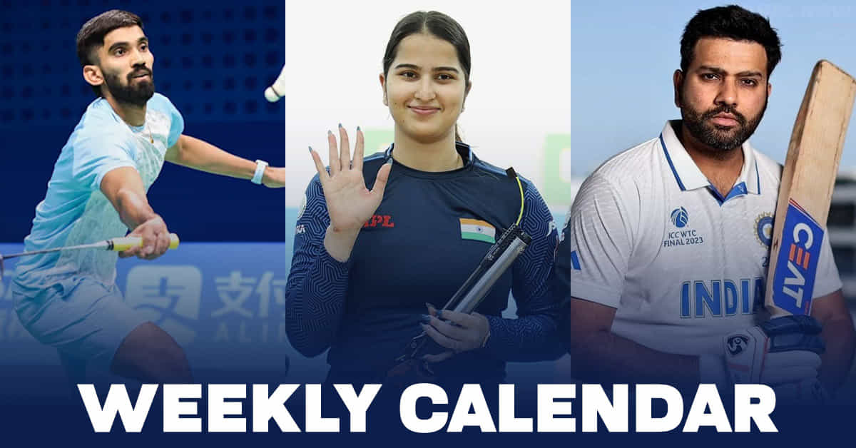 Indian Sports Calendar 2024: Events to watch in final week of January