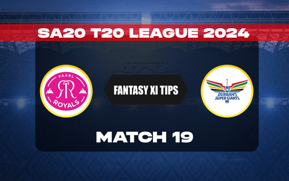 PR vs DSG Dream11 Prediction, Dream11 Playing XI, Today Match 19, SA20 T20 League 2024
