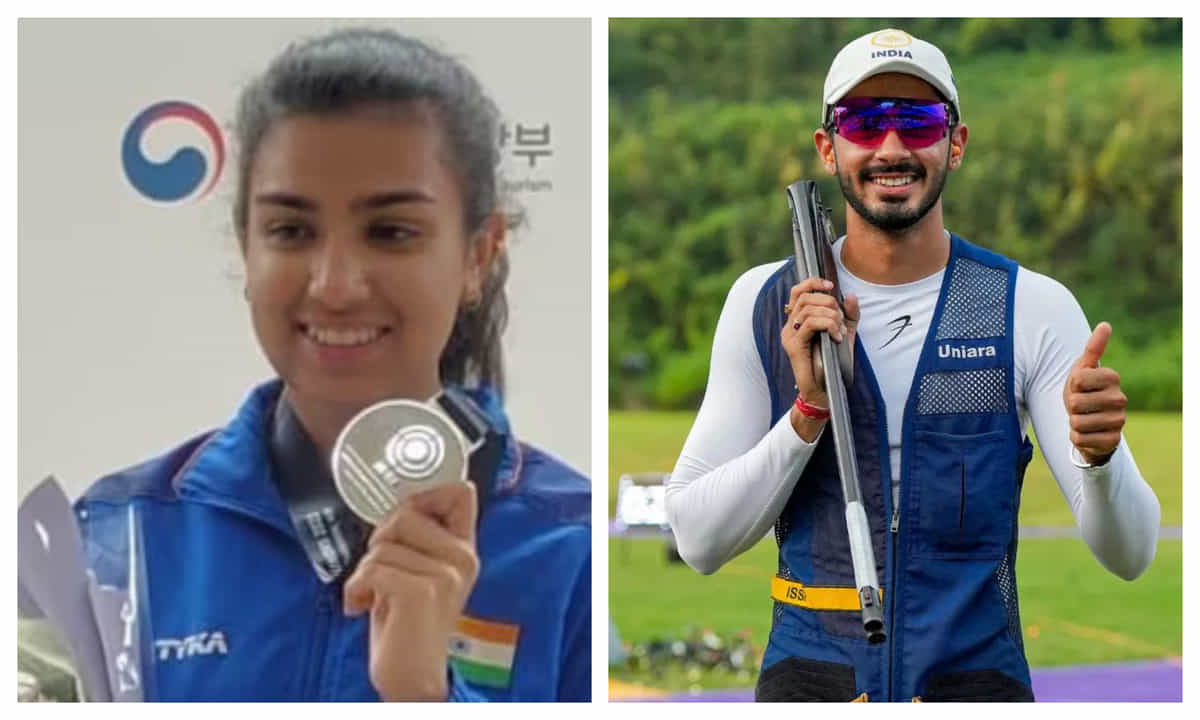 Raiza Dhillon, Ananjeet Singh Naruka clinch Paris Olympics quota in skeet events at Asian Olympic qualifiers 2024