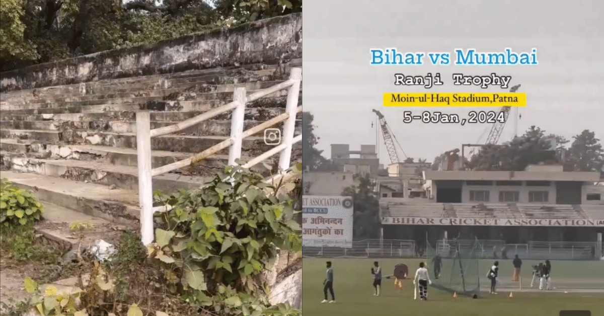 Watch: Shocking visuals of Moin-Ul-Haq stadium in Patna; Venue for Ranji Trophy 2023-24 match between Mumbai and Bihar