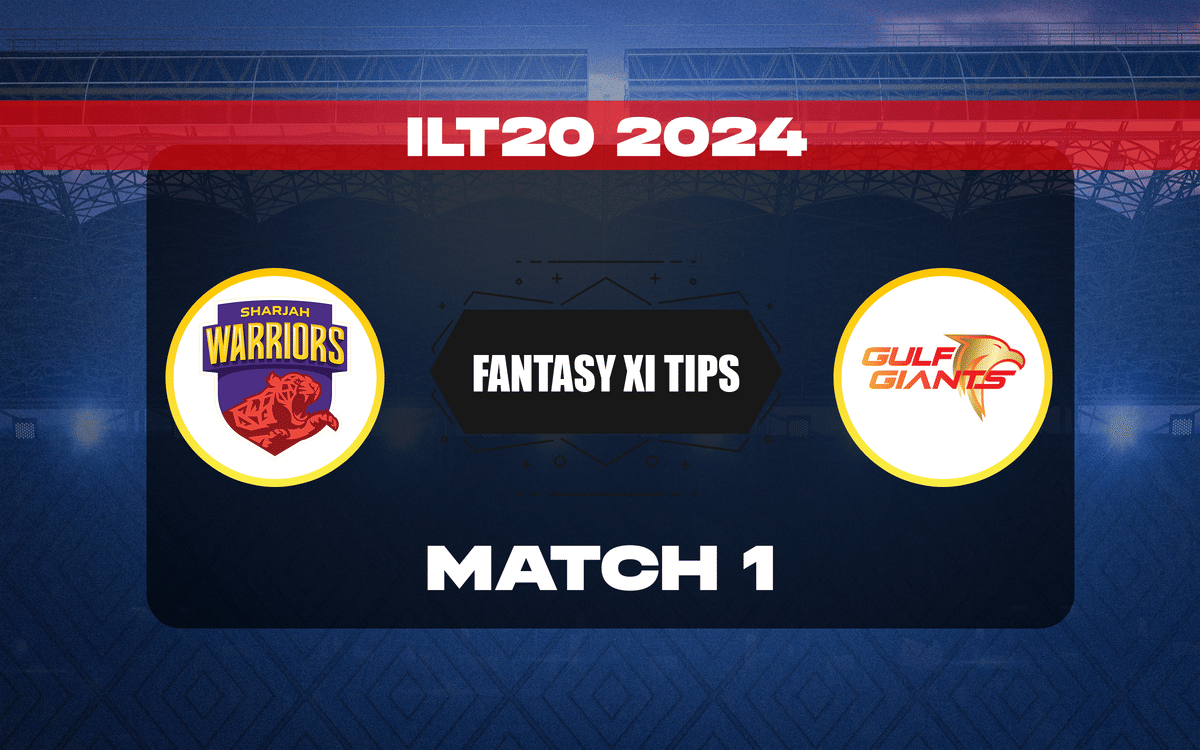 SJH vs GUL Dream11 Prediction, Dream11 Playing XI, Today Match 1, ILT20 League 2024