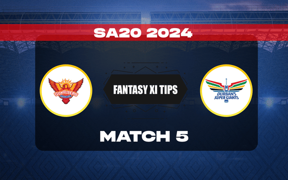 SUNE vs DSG Dream11 Prediction, Dream11 Playing XI, Today Match 5, SA20 T20 League 2024