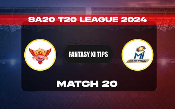 SUNE vs MICT Dream11 Prediction, Dream11 Playing XI, Today Match 20, SA20 T20 League 2024
