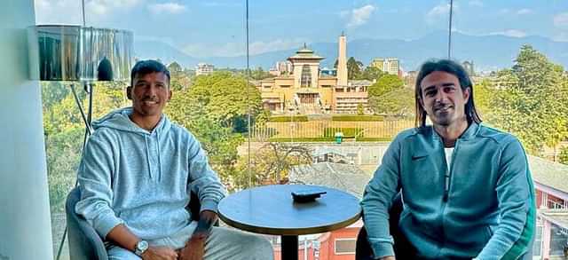 'Great meeting with our captain Kiran Limbu' - Nepal boss Vincenzo Alberto Annese on Instagram