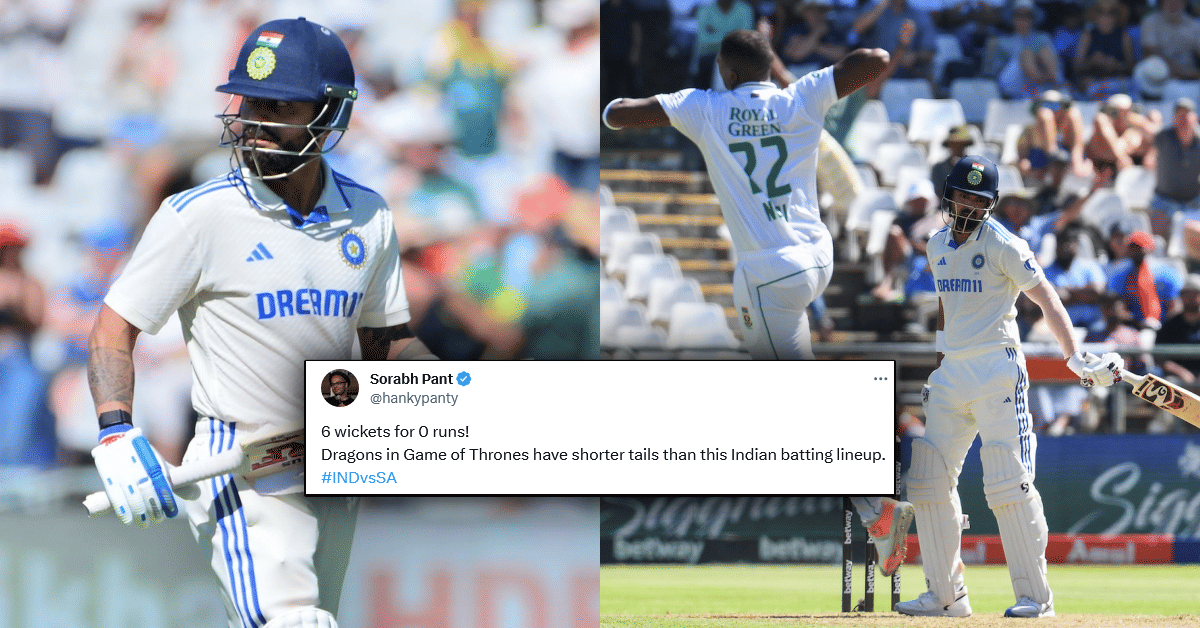 'It's Chaos,' fans react as India lose 6 wickets in 11 balls without scoring any run in the 2nd test