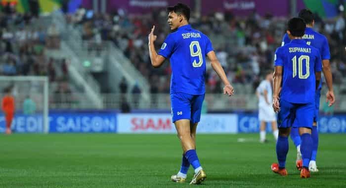 AFC Asian Cup 2023: Chaided's brace helps Thailand beat Kyrgyzstan