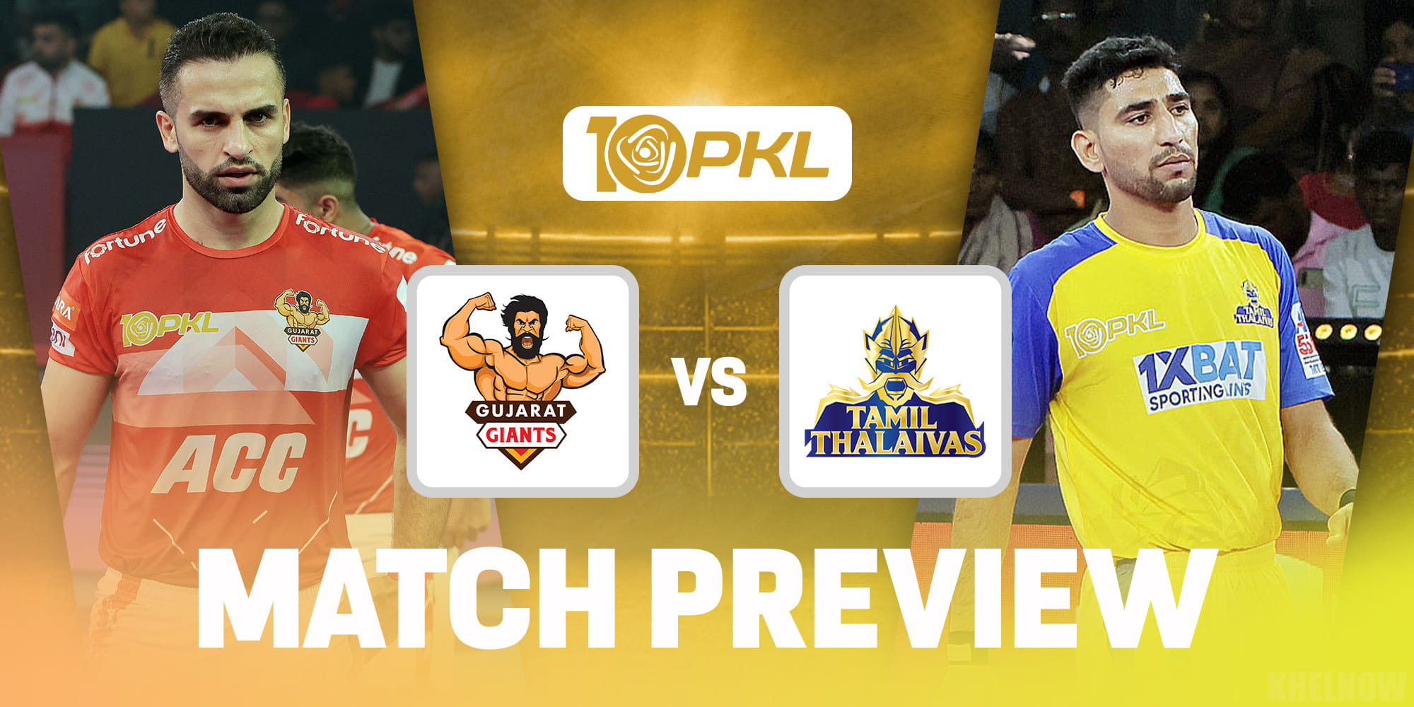 PKL 10: Gujarat Giants vs Tamil Thalaivas Predicted 7, team news, when & where to watch, head-to-head