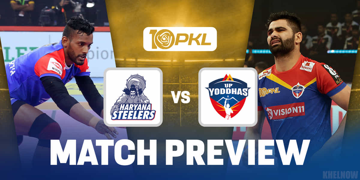 PKL 10: Haryana Steelers vs UP Yoddhas Predicted 7, team news, when & where to watch, head-to-head