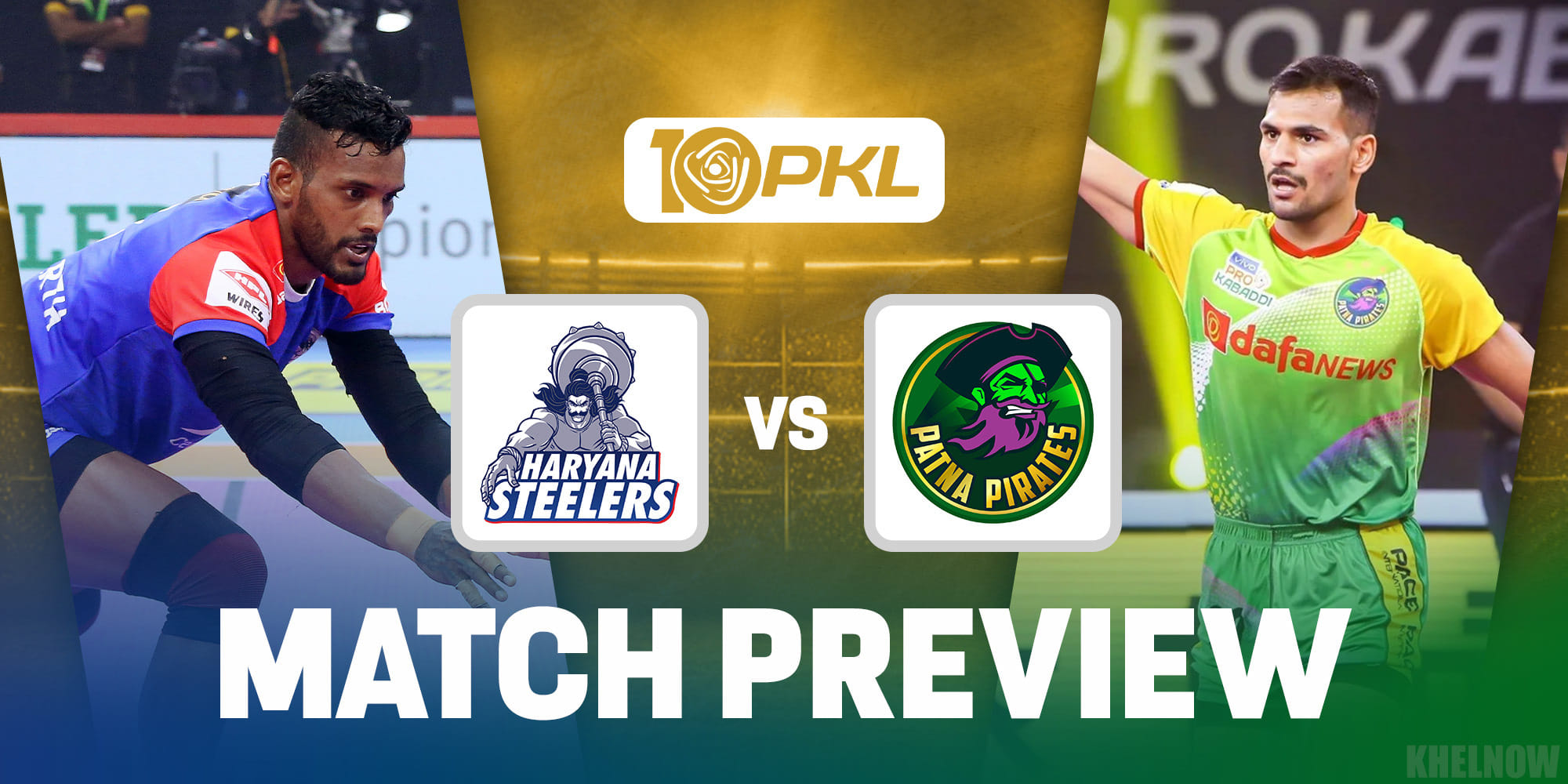 PKL 10: हरियाणा स्टीलर्स vs पटना पाइरेट्स मैच प्रीव्यू, स्टार्टिंग सेवन और हेड टू हेड आंकड़े