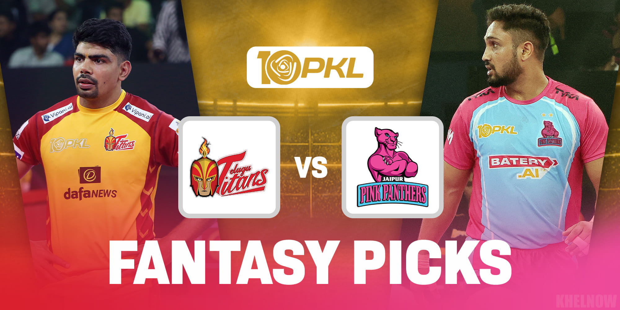 TEL vs JAI Dream11 Prediction, Dream11 Starting 7, Match 123, PKL 10