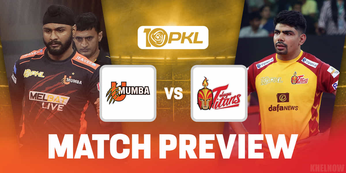 PKL 10: U Mumba vs Telugu Titans Predicted 7, when & where to watch, head-to-head, team news