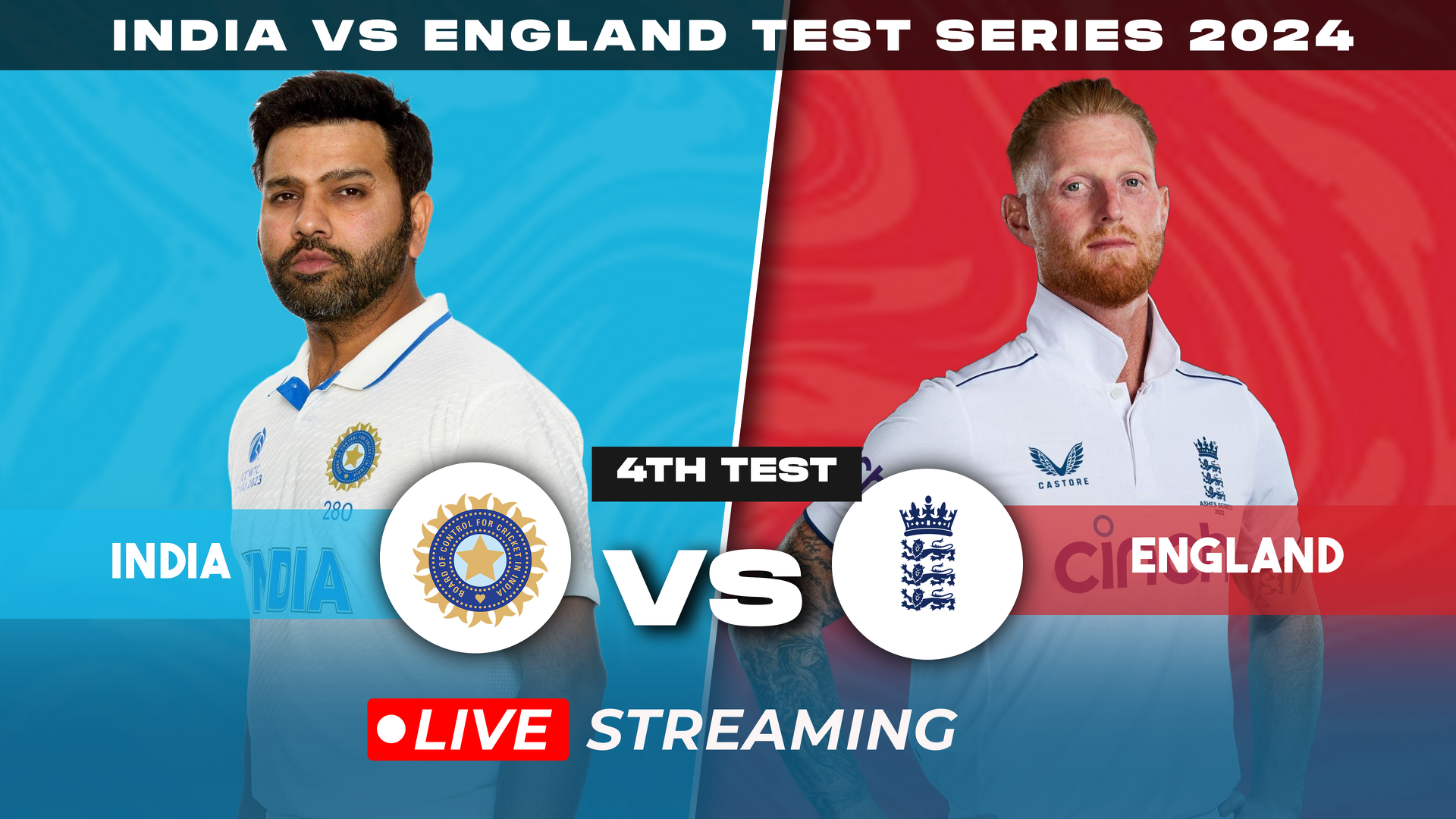 IND vs ENG Live streaming details, when and where to watch 4th test of