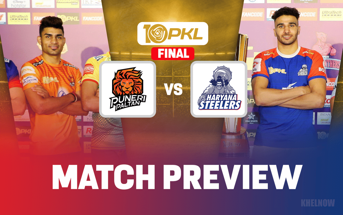 PKL 10 Final: Puneri Paltan vs Haryana Steelers Predicted 7, when & where to watch, head-to-head, team news