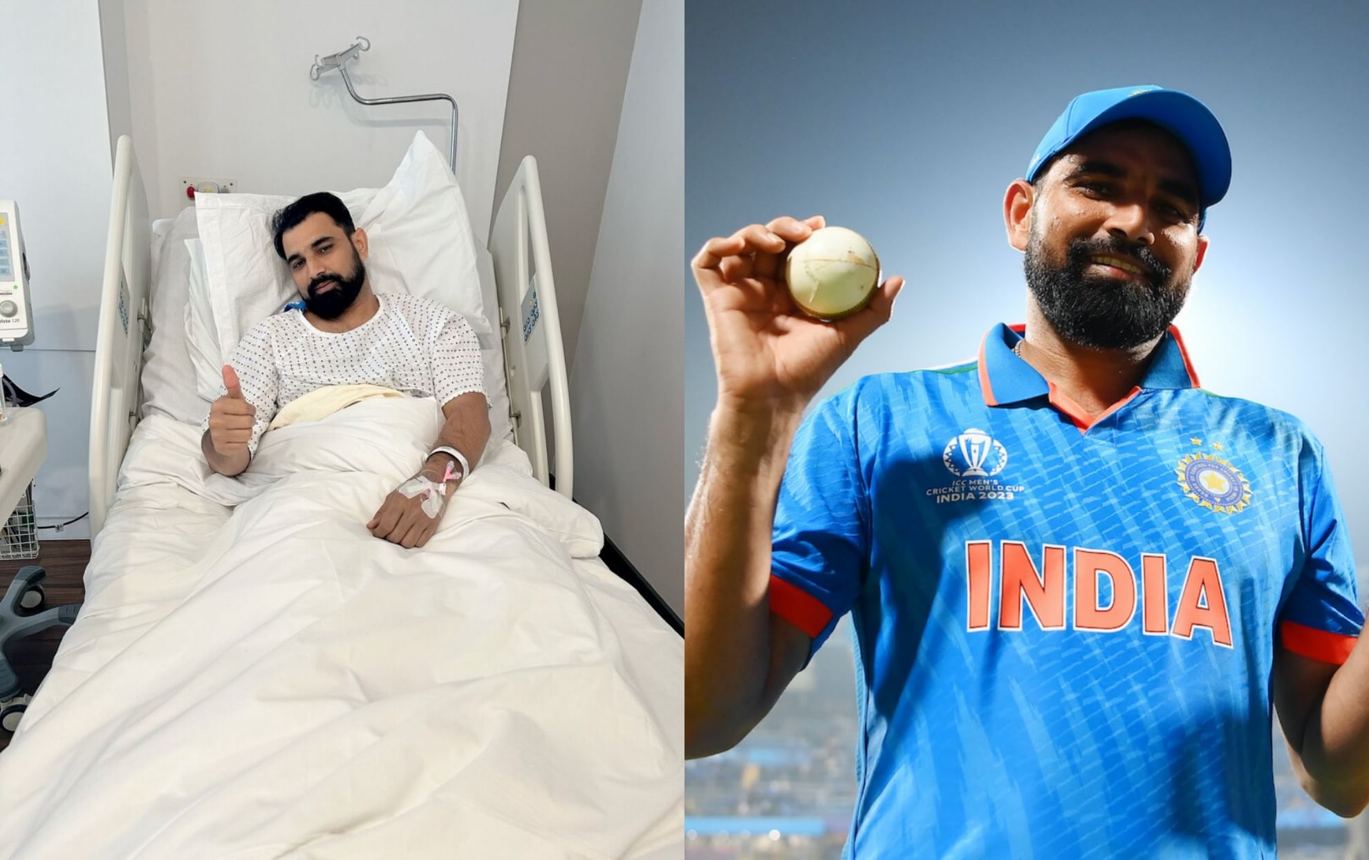 BCCI provides update on Mohammed Shami after the fast bowler undergoes heel surgery