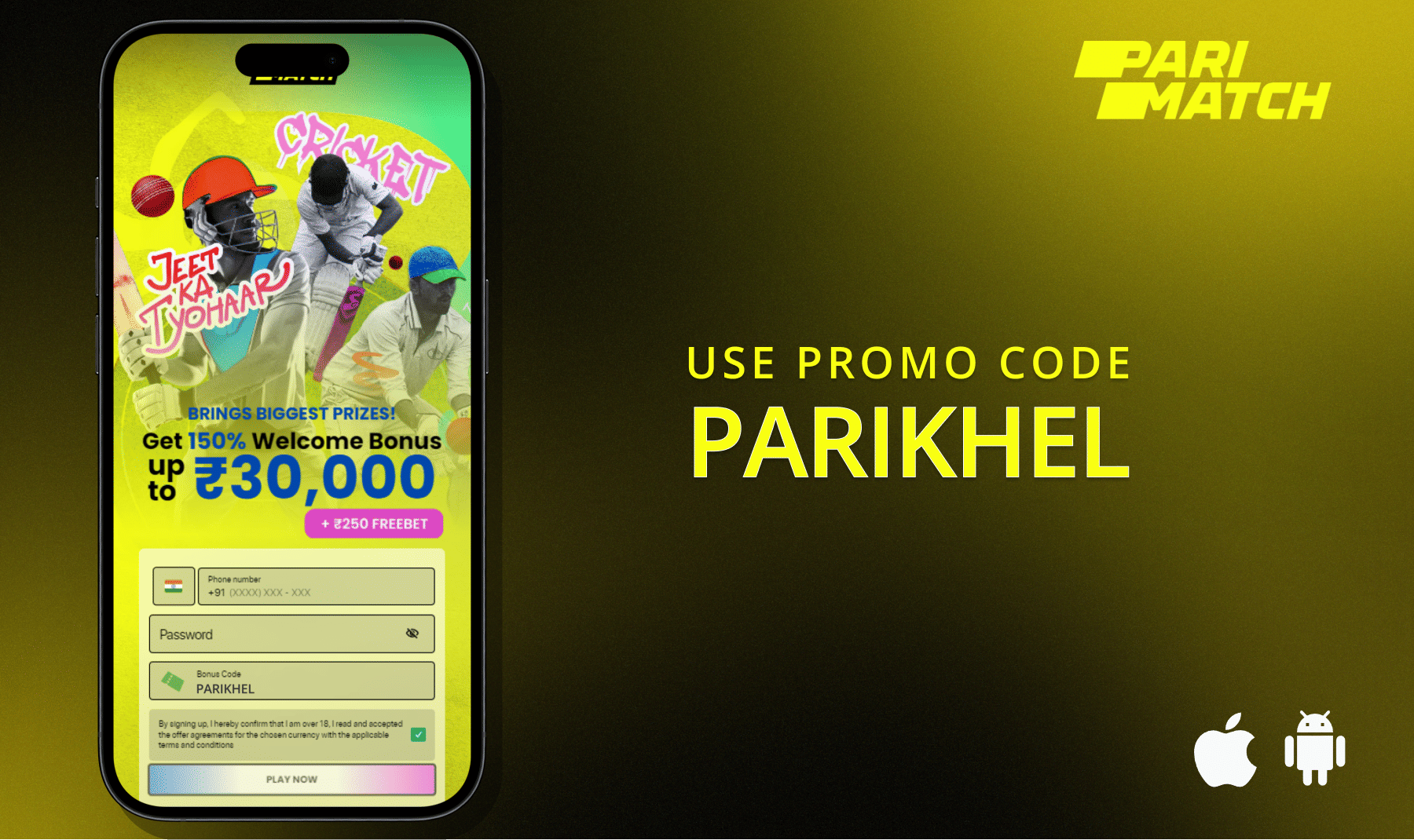 Parimatch Promo Code - Use PARIKHEL to Claim the Exclusive Welcome Bonus