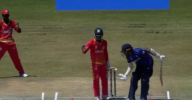 ICC U19 World Cup 2024: England's Hamza Shaikh given out obstructing the field against Zimbabwe U19