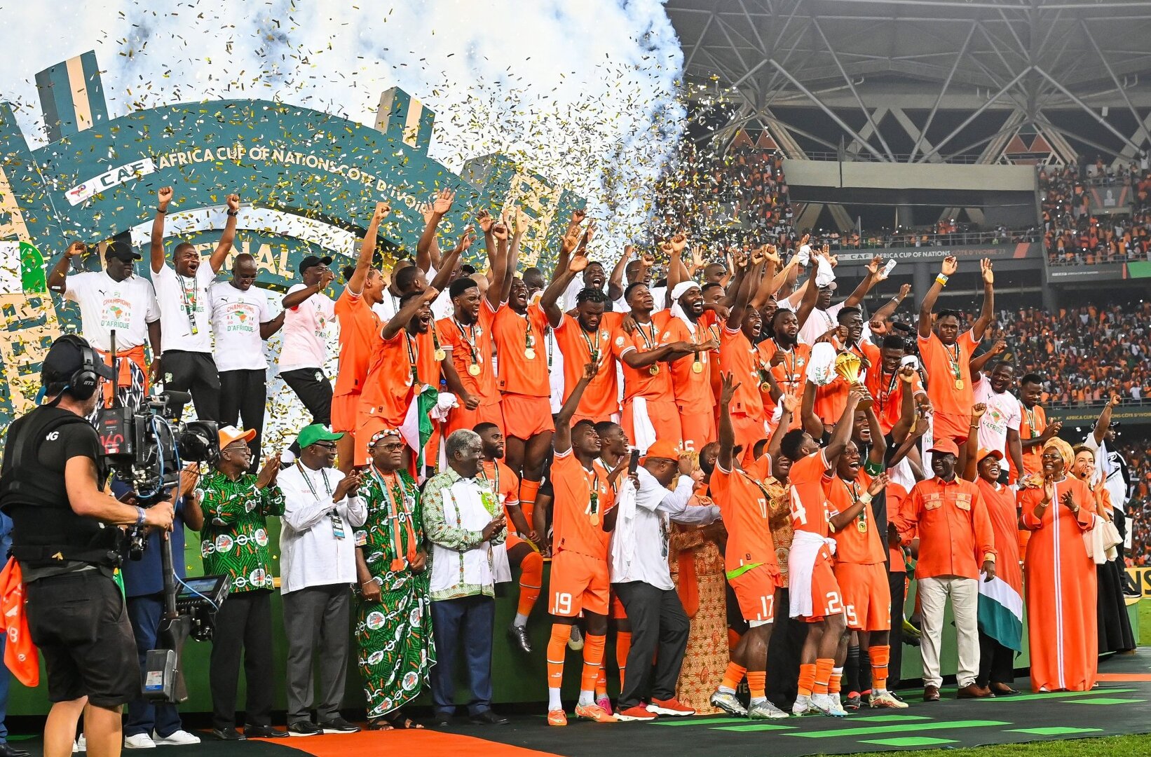 Which African nation gained the most FIFA rankings after AFCON 2023?