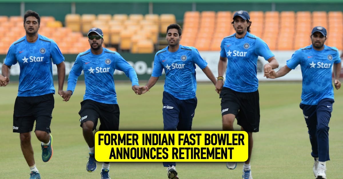 Former India fast bowler announces retirement from First Class and test cricket