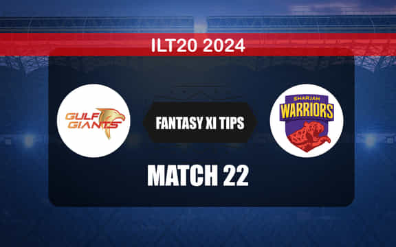 GUL vs SJH Dream11 Prediction, Dream11 Playing XI, Today Match 22, ILT20 2024