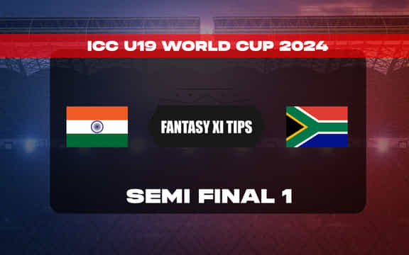 IN-U19 vs SA-U19 Dream11 Prediction, Dream11 Playing XI, Today Semi-final 1, ICC U19 World Cup 2024