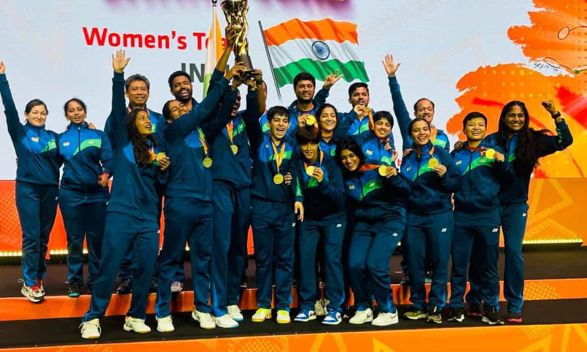 Indian women defeat Thailand to be crowned Badminton Asia Team Championships 2024 champions